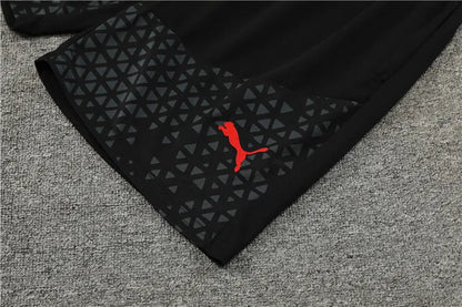 23-24 AC Milan Red Training Short Sleeve Suit