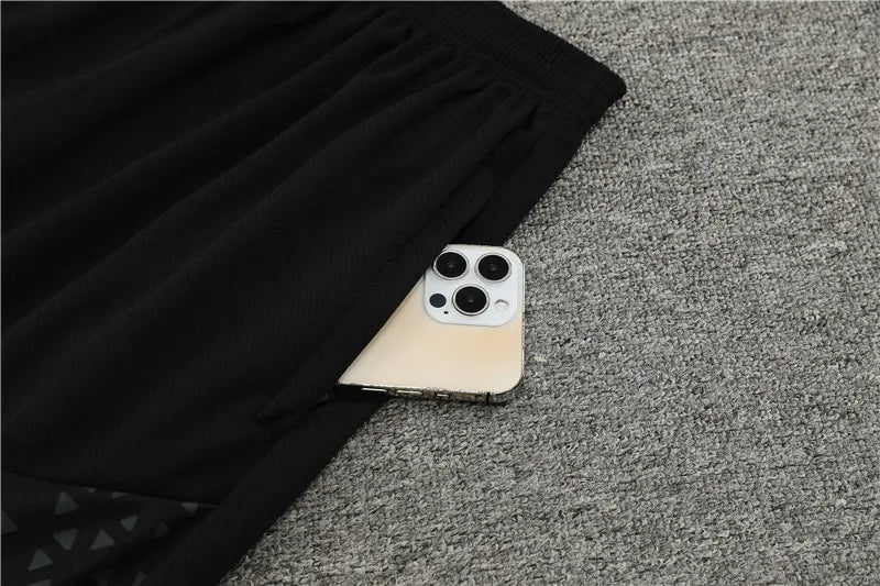 23-24 AC Milan Red Training Short Sleeve Suit