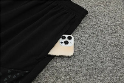 23-24 AC Milan Red Training Short Sleeve Suit