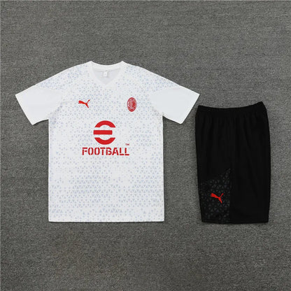 23-24 AC Milan Training Short Sleeve Suit
