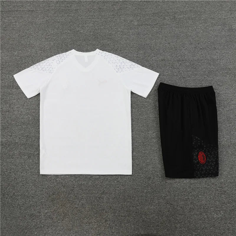 23-24 AC Milan Training Short Sleeve Suit
