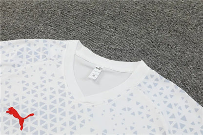 23-24 AC Milan Training Short Sleeve Suit