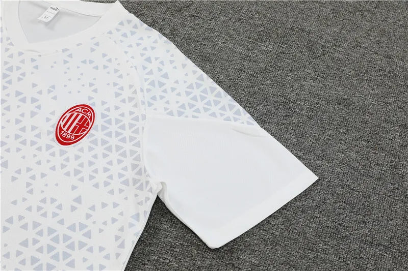 23-24 AC Milan Training Short Sleeve Suit