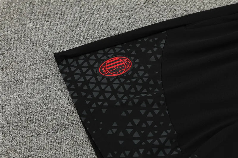 23-24 AC Milan Training Short Sleeve Suit