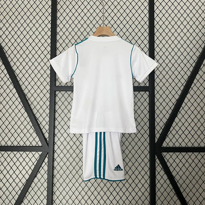 Retro17-18 Real Madrid Home Kids Kit