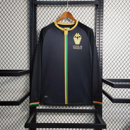 23-24 Venezia Black Long Sleeve Training Jersey