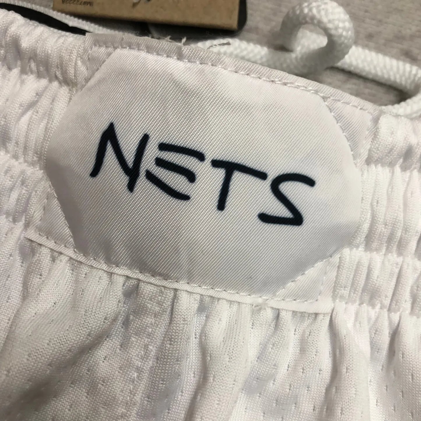 2023 Nets White NBA Shorts