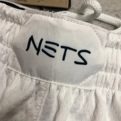 2023 Nets White NBA Shorts