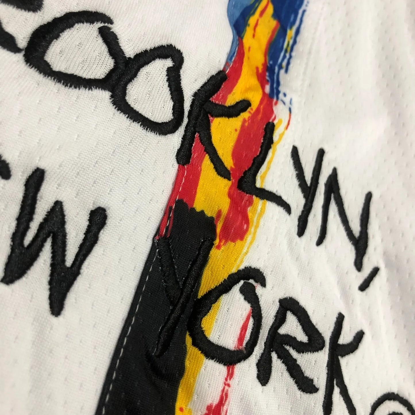 2023 Nets White NBA Shorts