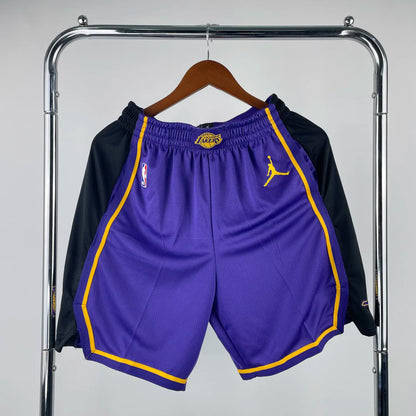 2023 Lakers Purple NBA Shorts