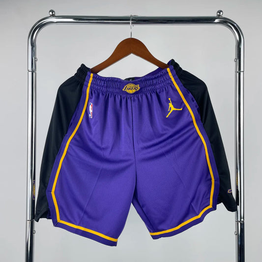 2023 Lakers Purple NBA Shorts