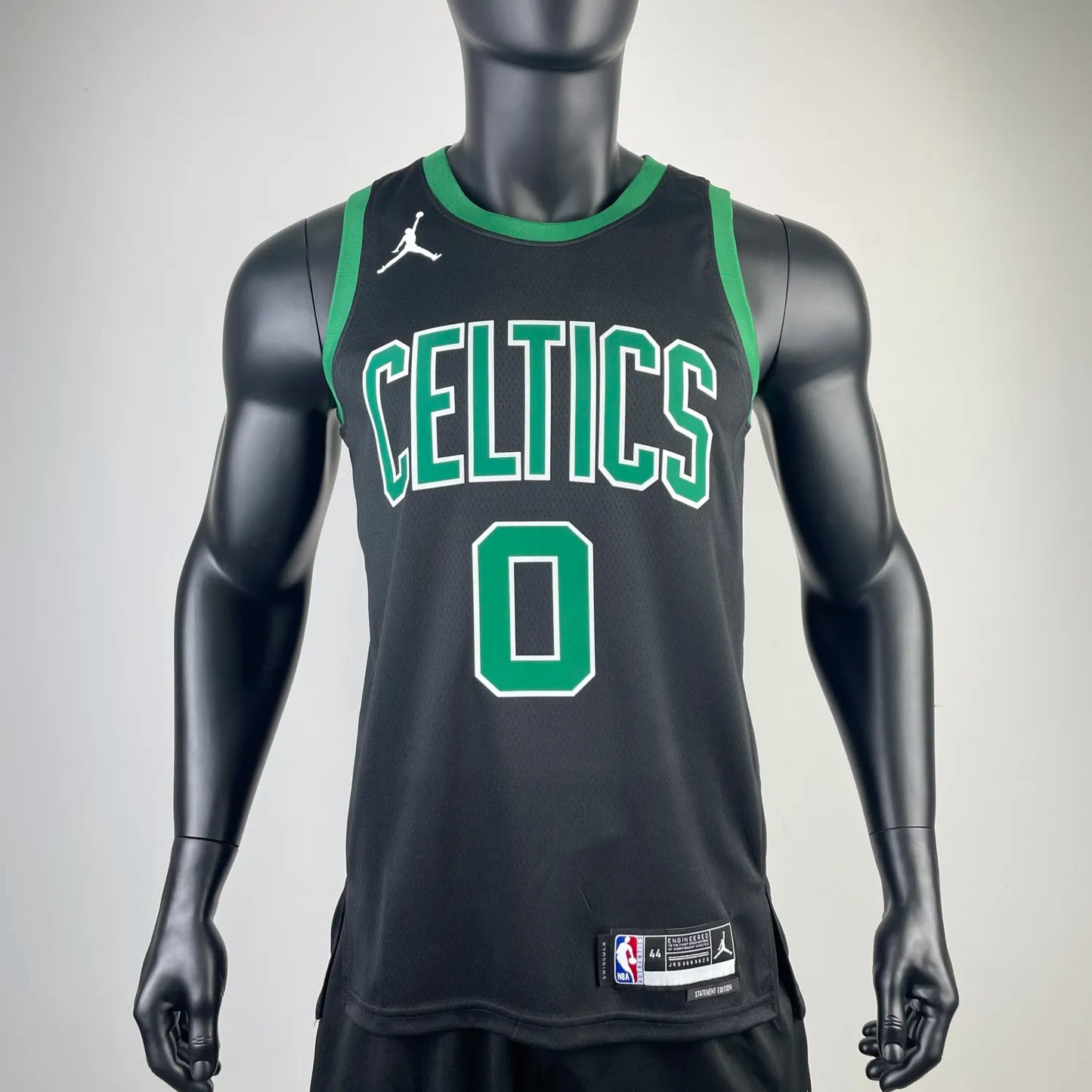 2023 Celtics Black 0#TATUM Hot Pressed Jersey