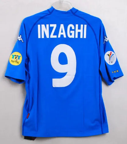 2000 Italy Home Long Sleeve Retro Jersey