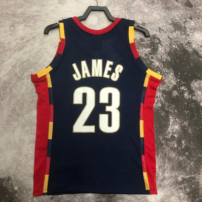 M&N 08-09 Cleveland Cavaliers SW Blue 23# JAMES