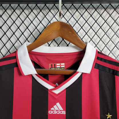 09-10 AC Milan Home Retro Long Sleeve Jersey