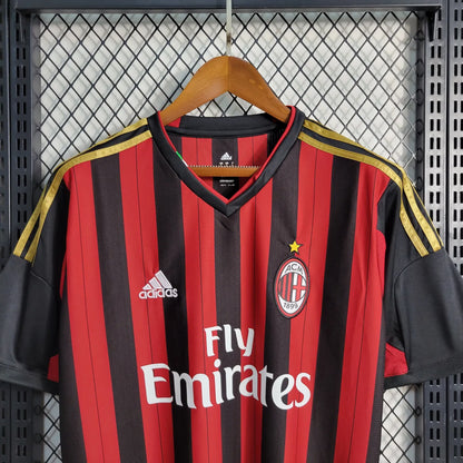 13-14 AC Milan Home Retro Fans Jersey