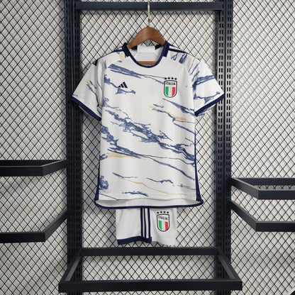 2023 Italy Away White Kids Kit