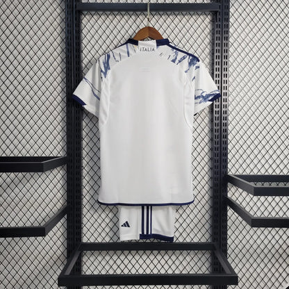 2023 Italy Away White Kids Kit