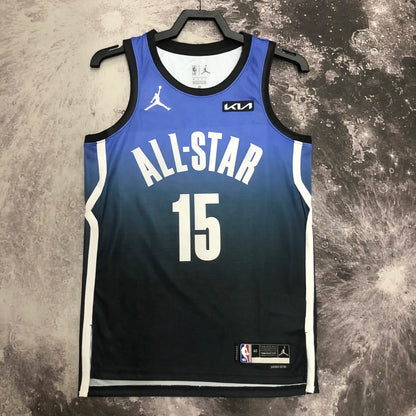 2023 NBA All Star Blue 15#JOKIC Hot Pressed Jersey