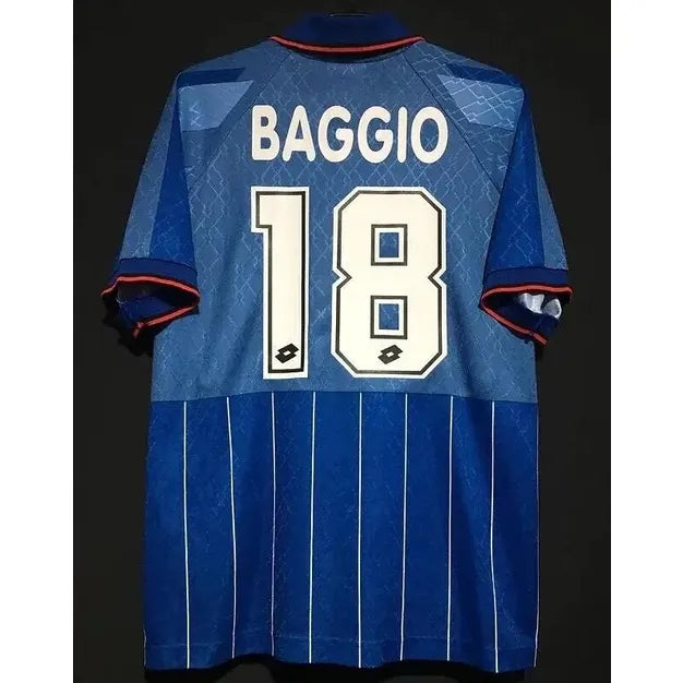 95-96 AC Milan 4TH Away Blue Retro Jersey