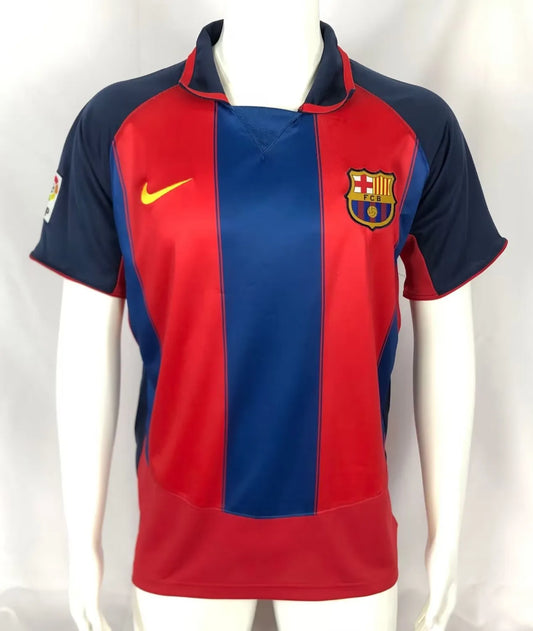 03-04 Barcelona Home Retro Jersey