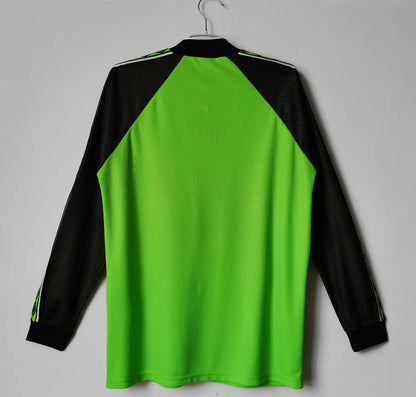98-99 Manchester United Goal Keeper Green Long Sleeve Retro Jersey