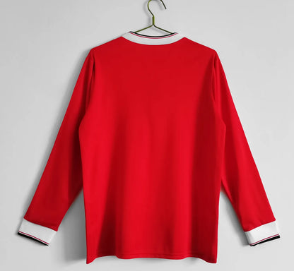 1983 Manchester United Home Long Sleeve Retro Jersey