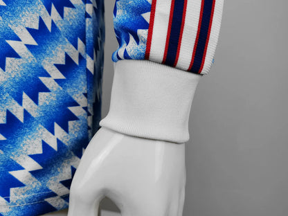 90-92 Manchester United Blue Long Sleeve Retro Jersey
