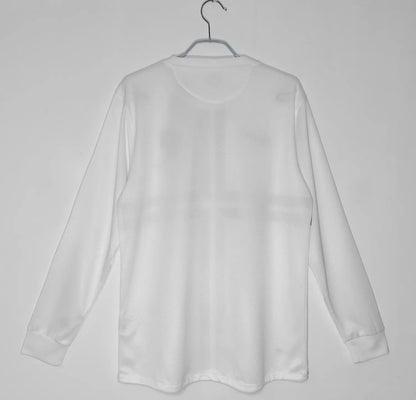 2012 Portugal White Long Sleeve Retro Jersey