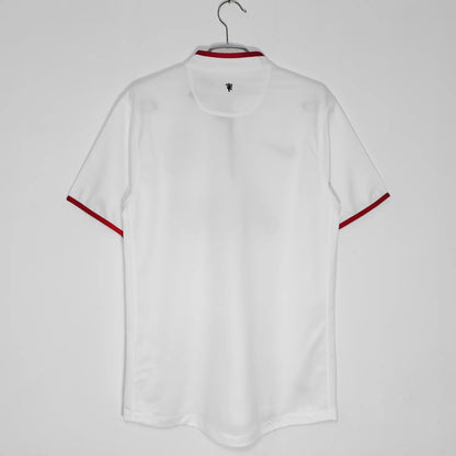 12-13 Manchester United Away White Retro Jersey