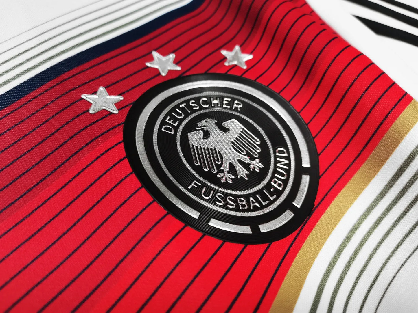 2014 Germany Home 3 Stars Retro Jersey