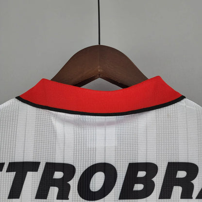 1995 Flamengo Away White Retro Jersey