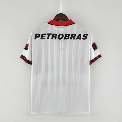 1995 Flamengo Away White Retro Jersey