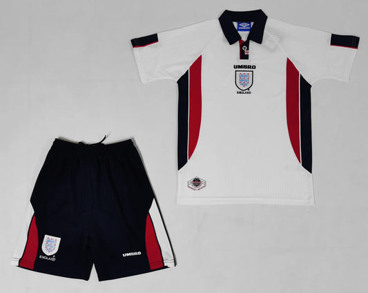 Retro 1998 England Home White Kid Kit