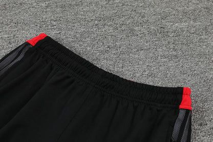 Arsenal POLO red black Short Sleeve Suit