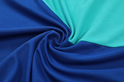Marseille POLO kit blue-green Short Sleeve Suit