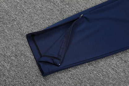 Marseille POLO kit blue and white Short Sleeve Suit