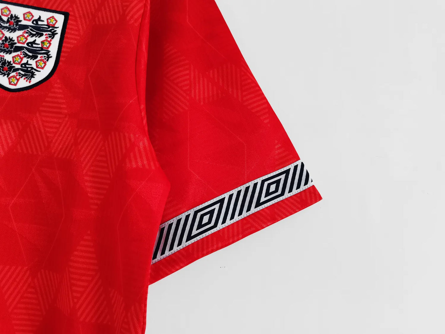 1990 England Away Red Retro Jersey
