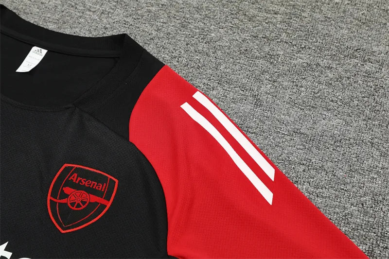 24-25 Arsenal Black Short Sleeve Training Suit