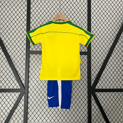 Retro1998 Brazil Home Kids Kit