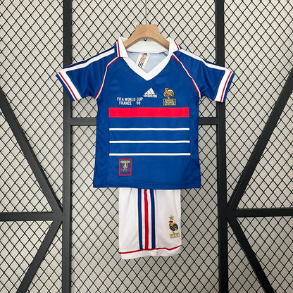 Retro 1998 France Home Kids Kit