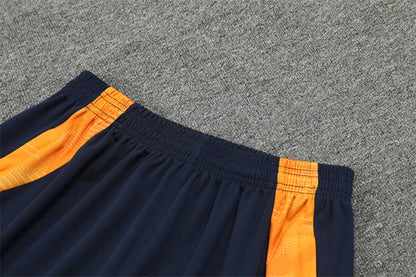 24-25 Real Madrid White Short Sleeve Training Suit