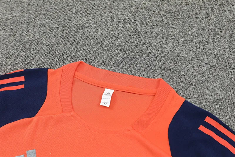 24-25 Manchester United Orange Short Sleeve Training Suit