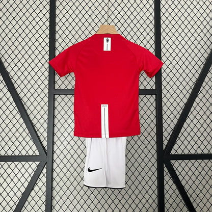 Retro 07-08 Manchester United Home Champions League Kids Kit