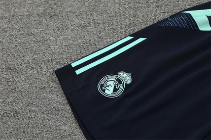 24-25 Real Madrid Blue Short Sleeve Training Suit