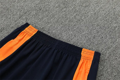 24-25 Real Madrid Light Blue and Orange Training Suit