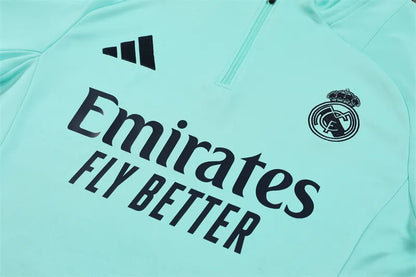 24-25 Real Madrid Light Blue Training Suit