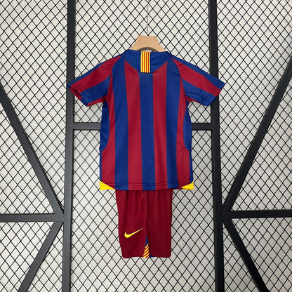 Retro 05-06 Barcelona Home Kids Kit