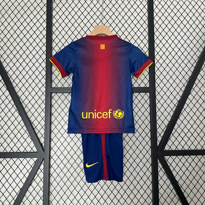 Retro 12-13 Barcelona Home Kids Kit