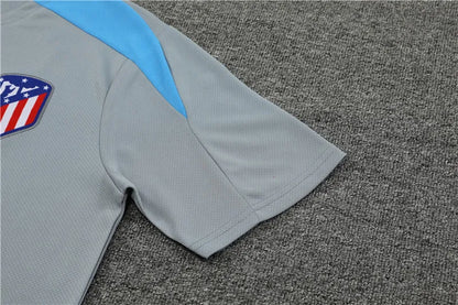 24-25 Atletico Madrid Gray Short Sleeve Training Suit